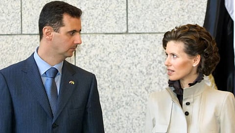 بشار الأسد وزوجته