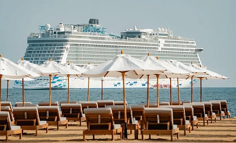 لاستقبال السفن السياحية على البحر الأحمر.. «كروز السعودية» تطلق تجريب شاطئ «صبا» في جزيرة جبل الصبايا