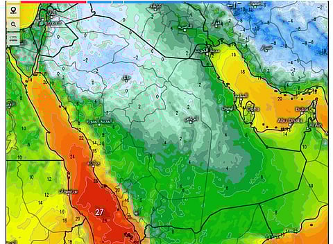 موجة قطبية.. خبير طقس ينبه من انخفاض حاد في درجات الحرارة على عدة مناطق