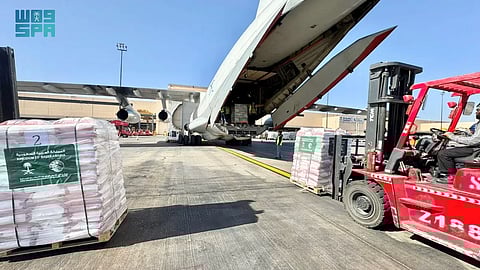 مغادرة الطائرة الإغاثية السعودية الثانية إلى مطار دمشق الدولي