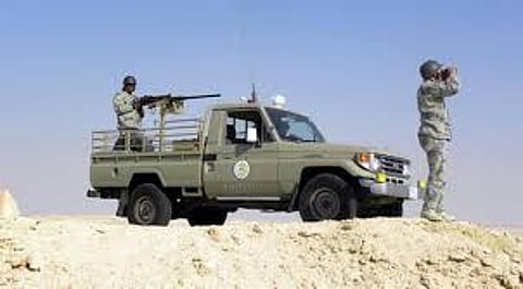 الدوريات البرية لحرس الحدود