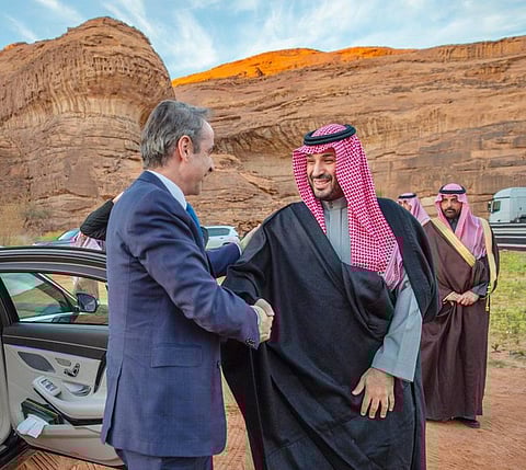 ولي العهد ورئيس وزراء اليونان