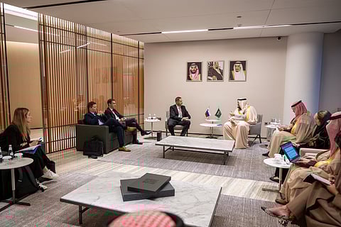 خلال لقاء وزير المالية بجمهورية سلوفينيا