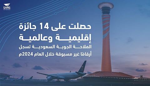الملاحة الجوية السعودية تسجل أرقامًا غير مسبوقة خلال العام 2024م