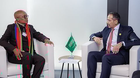 مع وزير التجارة والصناعة في جمهورية جنوب أفريقيا