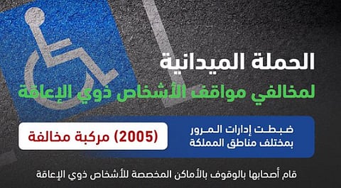 الأماكن المخصصة لذوي الإعاقة