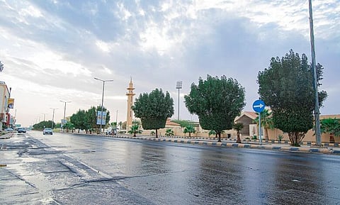 أمطار على منطقة القصيم