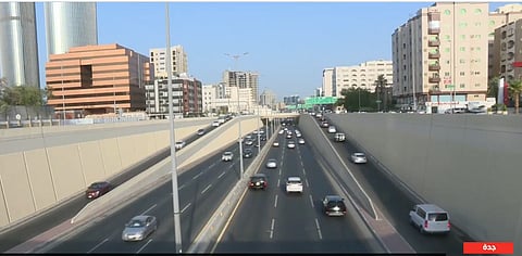 سلاسة الحركة المرورية على طريق الملك عبد الله في جدة