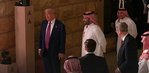 ولي العهد والرئيس الأمريكي