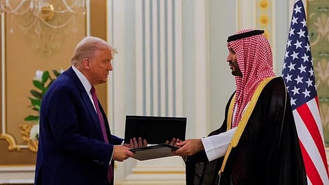 ولي العهد والرئيس الأمريكي