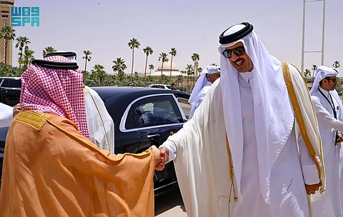 أمير قطر يغادر الرياض بعد مشاركته في القمة الخليجية - الأمريكية