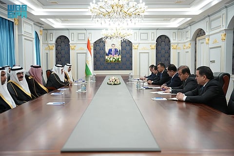 رئيس الوزراء الطاجيكي يلتقي رئيس اتحاد الغرف السعودية والوفد المرافق له