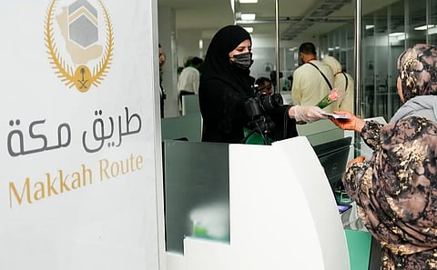 «طريق مكة» في المغرب.. كفاءات نسائية سعودية تسهم في تسهيل رحلة ضيوف الرحمن