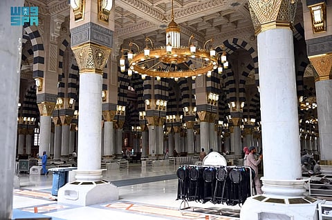 أكثر من 133 ألف وحدة إضاءة تُبرز جهود العناية بالمسجد النبوي وخدمة قاصديه