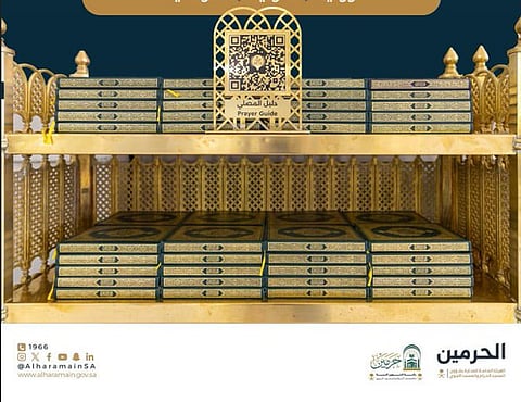 «دليل المُصلي» بسبع لغات في مصليات المسجد الحرام