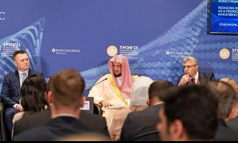 النائب العام يستعرض جهود المملكة في تعزيز البيئة الاستثمارية خلال مشاركته منتدى بطرسبورغ الاقتصادي الدولي