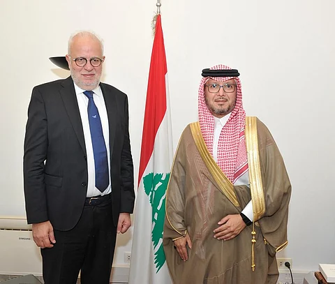 سفير المملكة لدى لبنان يستقبل وزير العدل اللبناني لبحث التعاون القضائي