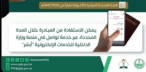 تعرف على مبادرة تمديد تأشيرات الزيارة المنتهية لغرض المغادرة النهائية