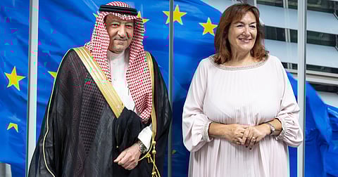 «الخريجي» يبحث سبل تعزيز التعاون الثنائي مع المفوضة الأوروبية لشؤون البحر الأبيض المتوسط