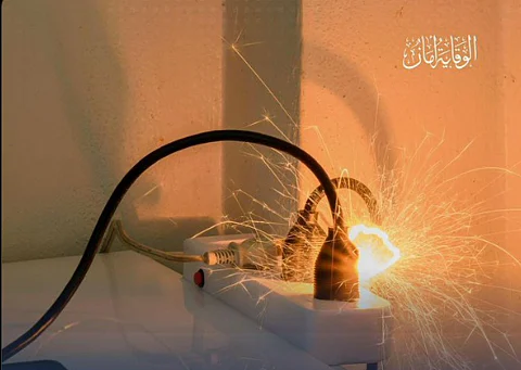 حرائق التماس الكهربائي
