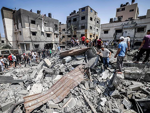 استشهاد 15 فلسطينيًا في قصف الاحتلال الإسرائيلي على قطاع غزة