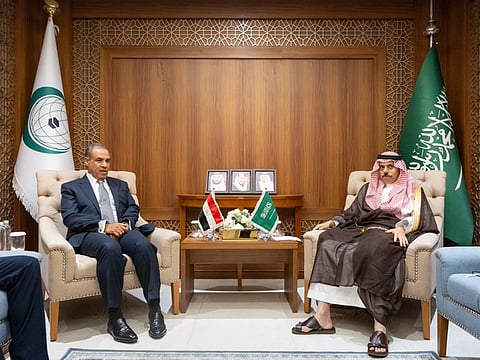 بن فرحان يلتقي وزراء خارجية مصر وسوريا وباكستان