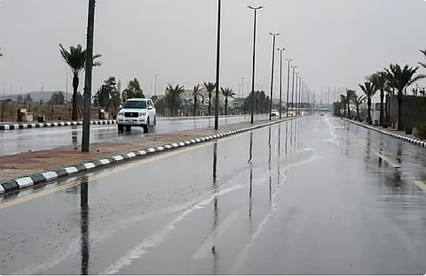المركز الوطني للأرصاد: أمطار غزيرة على منطقة نجران