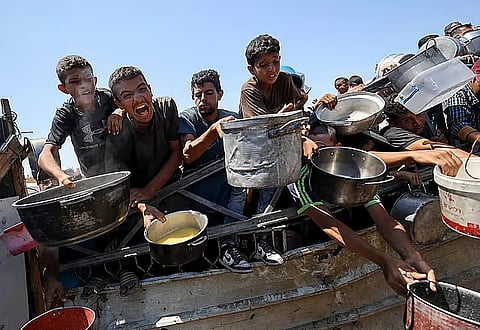 ارتفاع عدد ضحايا المجاعة في غزة إلى 317 شهيداً بينهم 121 طفلاً
