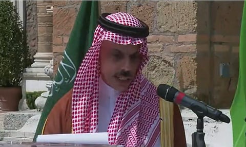 وزير الخارجية من روما: المملكة تدين استهداف المدنيين في غزة وتؤكد عمق شراكتها مع إيطاليا