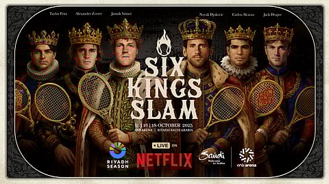 بطولة Six Kings Slam للتنس ضمن موسم الرياض تُبث عالميًا حصريًا عبر نتفلكس