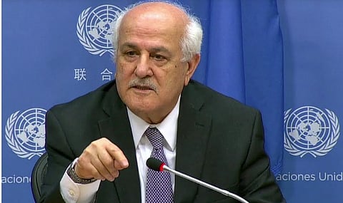 مندوب فلسطين لدى الأمم المتحدة: نشكر السعودية وفرنسا على جهودهما في تنفيذ قرار حل الدولتين