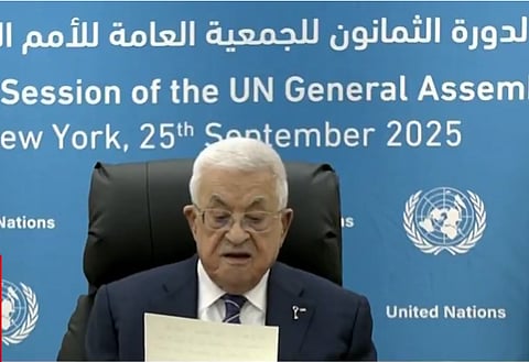 أمام الأمم المتحدة.. الرئيس الفلسطيني يشيد بدور المملكة وفرنسا في رئاسة مؤتمر حل الدولتين