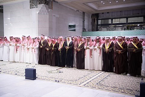 صلاة الميت على الأميرة عبطا بنت عبدالعزيز
