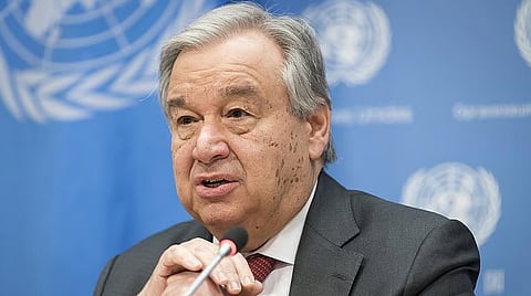 أمين عام الأمم المتحدة يرحب بمقترح ترامب لإنهاء الحرب في غزة