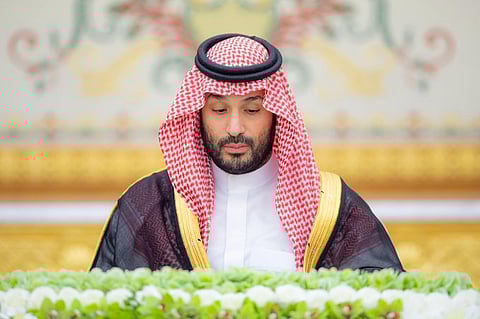 ولي العهد يرأس جلسة مجلس الوزراء في الرياض