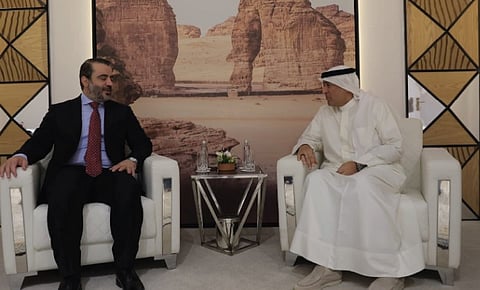 الأمين العام لمجلس التعاون يلتقي وزير الخارجية السوري