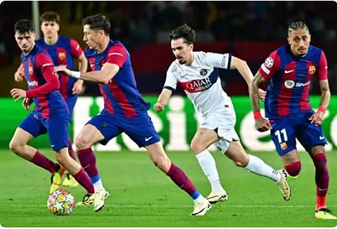 التشكيل الرسمي لمباراة برشلونة وسان جيرمان في دوري أبطال أوروبا