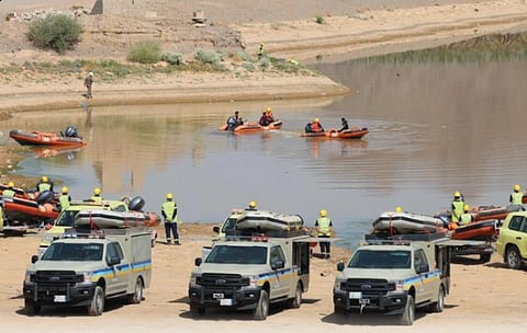 فرضية الإخلاء والإنقاذ أثناء حالات الأمطار والسيول بالمدينة المنورة