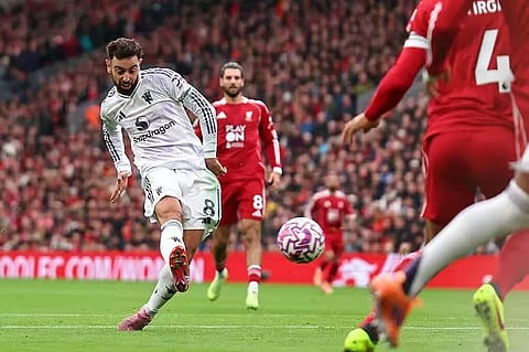 ليفربول يسقط على أرضه أمام مانشستر يونايتد في الدوري الإنجليزي