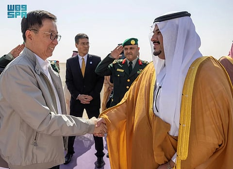 نائب الرئيس الصيني يغادر الرياض