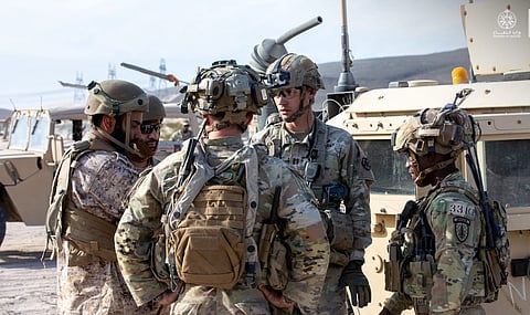 انطلاق مناورات التمرين المختلط «كوينسي-1» بين القوات البرية ونظيرتها الأمريكية