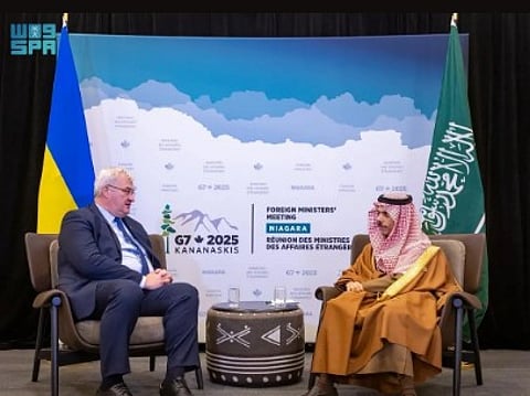 وزير الخارجية يبحث العلاقات الثنائية مع نظيره الأوكراني