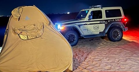 «الأمن البيئي» تضبط مواطنًا لارتكابه مخالفة التخييم في محمية الملك عبدالعزيز الملكية