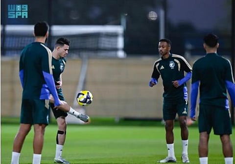 الأخضر يختتم تحضيراته للقاء فلسطين في الدور ربع النهائي لكأس العرب 2025
