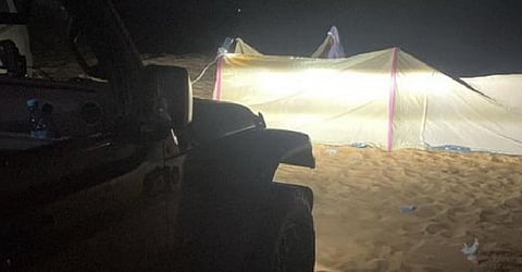 ضبط مواطن لارتكابه مخالفة التخييم دون ترخيص في محمية الملك عبدالعزيز الملكية