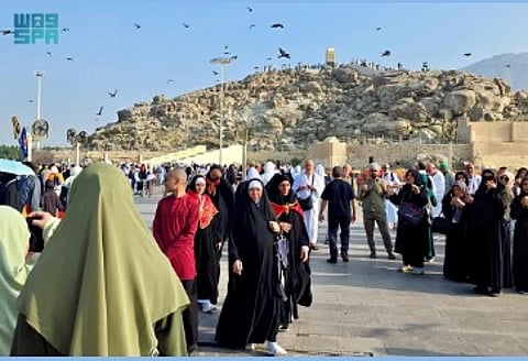 جبل الرحمة متنفس للأهالي ضمن فعاليات شتاء مكة