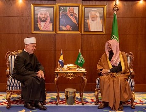وزير الشؤون الإسلامية يبحث مع المفتي العام للبوسنة والهرسك التعاون في المجالات الدعوية