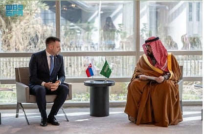 وزير الاقتصاد يجتمع مع نائب رئيس الوزراء ووزير البيئة السلوفاكي