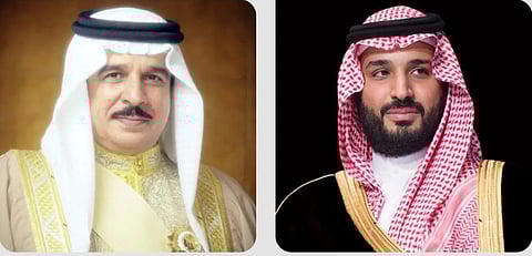 ولي العهد يتلقى رسالة خطية من ملك البحرين