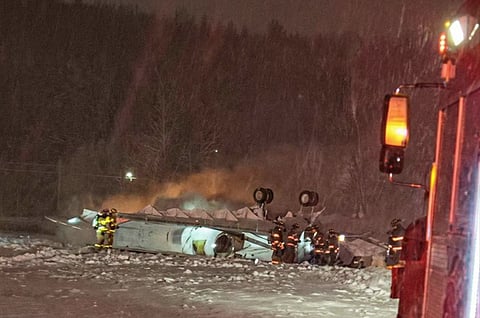 تحطم طائرة على متنها 8 أشخاص في ولاية مين الأمريكية